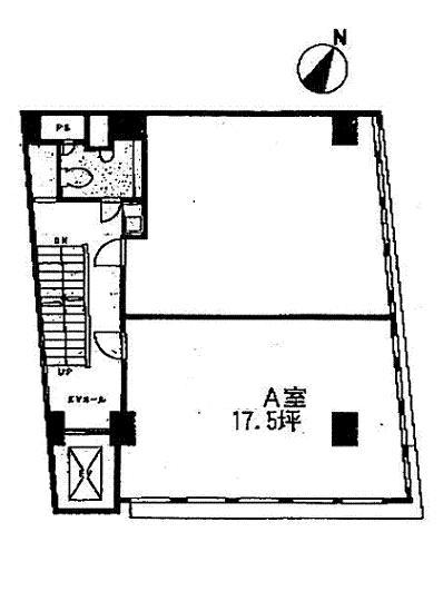 三福（銀座）A号室17.5T間取り図.jpg