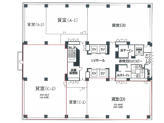 パシフィックマークス横浜イースト6F89.10T69.15T間取り図.jpg