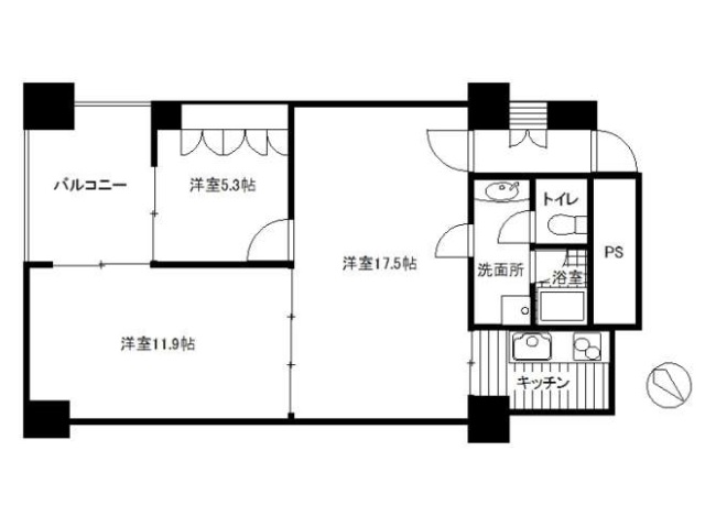 サニーポート芝（芝公園）904 25.41T間取り図.jpg