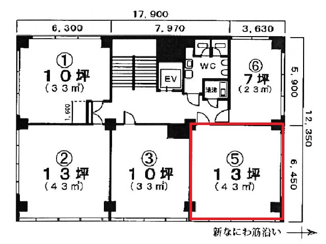 奥内第8ビル　5号室　間取り図.jpg