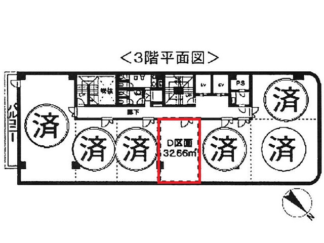 トウセン天神ビル7階F10.80間取り図.jpg