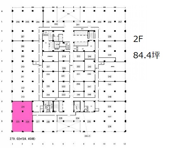 新有楽町ビル2F84.4坪間取り図.jpg