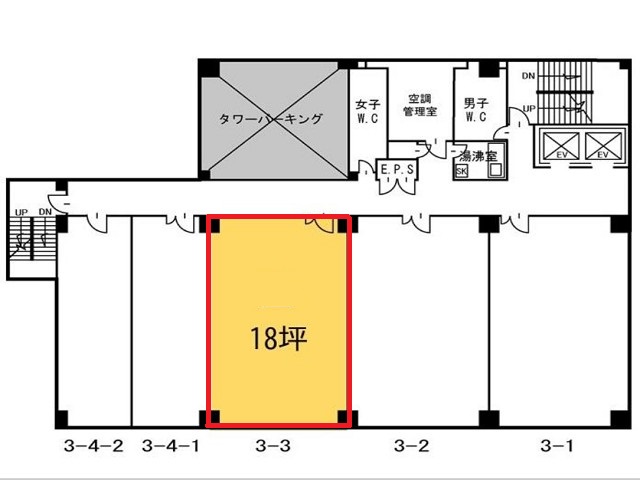 松江センタービル3階18坪間取り図.jpg