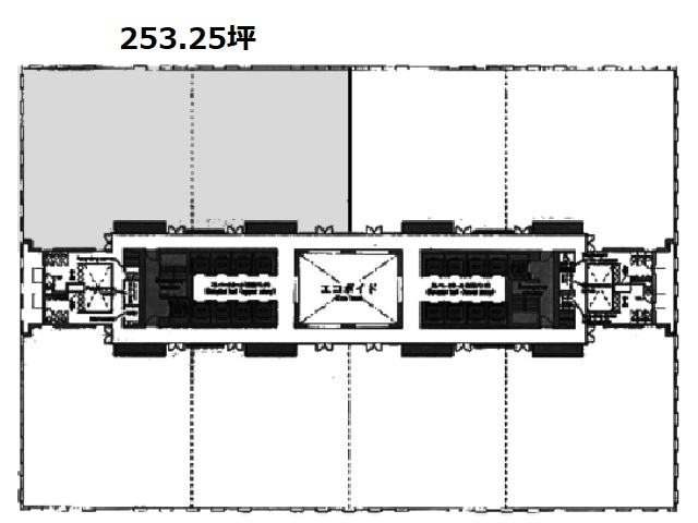神奈川県 10階 253.25坪の間取り図