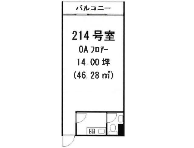 東京セントラル表参道2F214号室14.00T間取り図.jpg