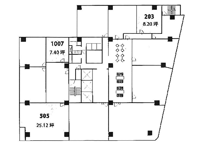 NLC三宮ビル2階8.2坪5階7.4坪5階25.12坪間取り図.jpg
