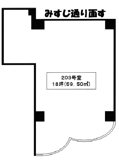 シントミ赤坂第2　203号室間取り図.jpg