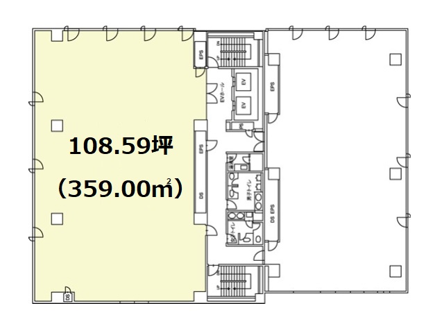A-PLACE渋谷南平台2F北側108.59T間取り図.jpg