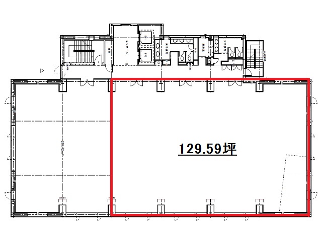 NFC金山ビル3階129.59坪間取り図.jpg