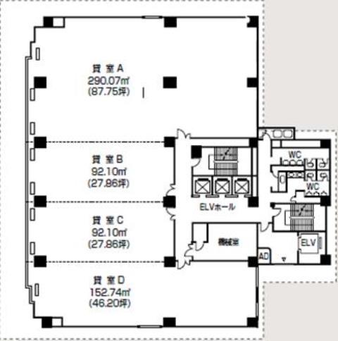 広島第一生命OSビル基準階間取り図.jpg