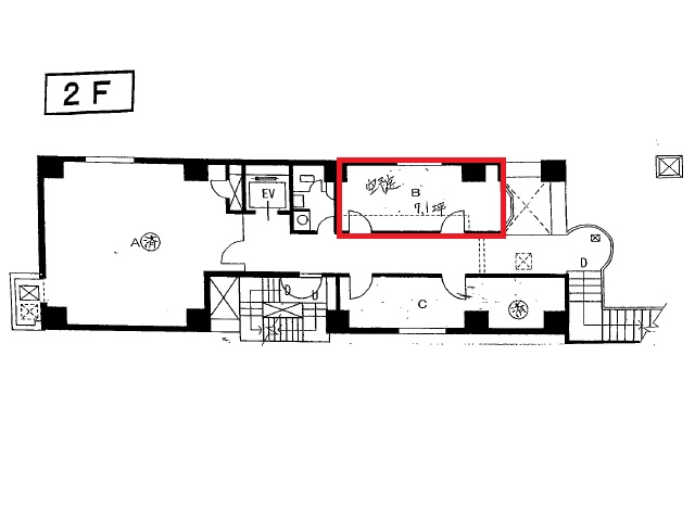 ニューアメリカンプラザビル2F7.1坪　間取り図.jpg