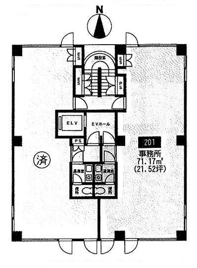 アルカサル（恵比寿）201号室間取り図.jpg